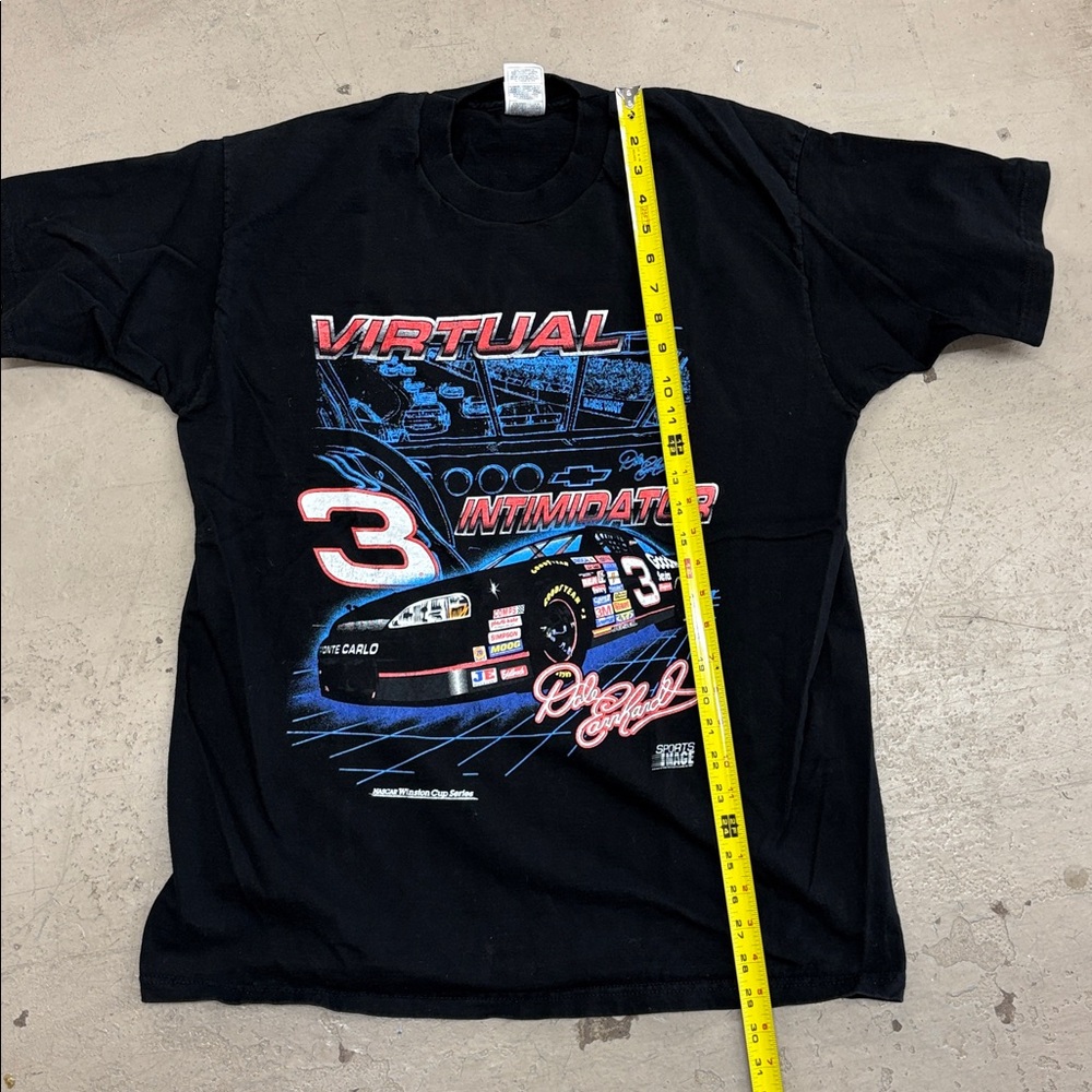 Vintage Dale Earnhardt Virtual Intimidator  T-Shirt XL 90s Nascar Racing - Picture 4 of 6